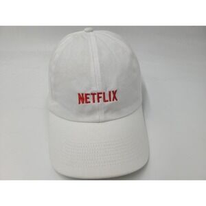 Netflix Fersten Worldwide Strapback Adjustable Hat Cap Dad Men Women White Red